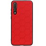 Hexagon Hard Case für Huawei P20 Pro Rot
