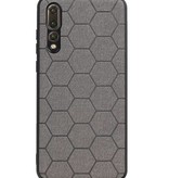 Hexagon Hard Case for Huawei P20 Pro Gray