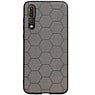 Hexagon Hard Case für Huawei P20 Pro Grau