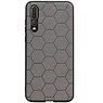 Hexagon Hard Case pour Huawei P20 Pro Gris