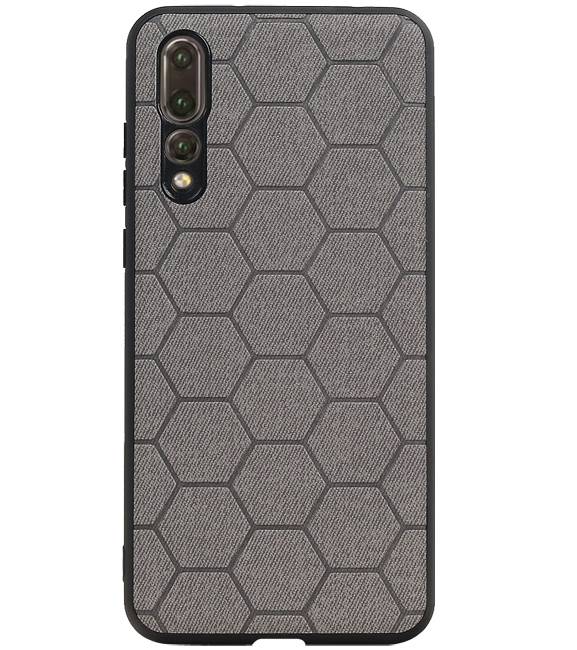 Hexagon Hard Case for Huawei P20 Pro Gray