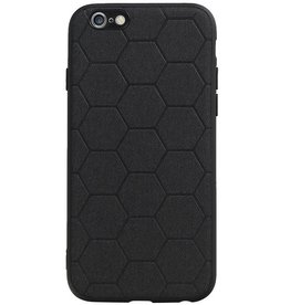 Étui rigide hexagonal pour iPhone 6 / 6s, noir