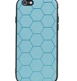 Estuche rígido hexagonal para iPhone 6 / 6s azul