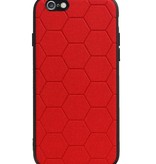 Hexagon Hard Case für iPhone 6 / 6s Rot
