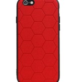 Hexagon Hard Case voor iPhone 6 / 6s Rood