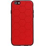 Estuche rígido hexagonal para iPhone 6 / 6s rojo