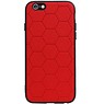 Hexagon Hard Case für iPhone 6 / 6s Rot