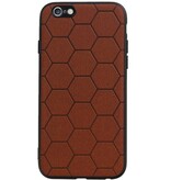 Hexagon Hard Case for iPhone 6 / 6s Brown