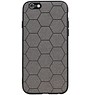 Estuche rígido hexagonal para iPhone 6 / 6s gris