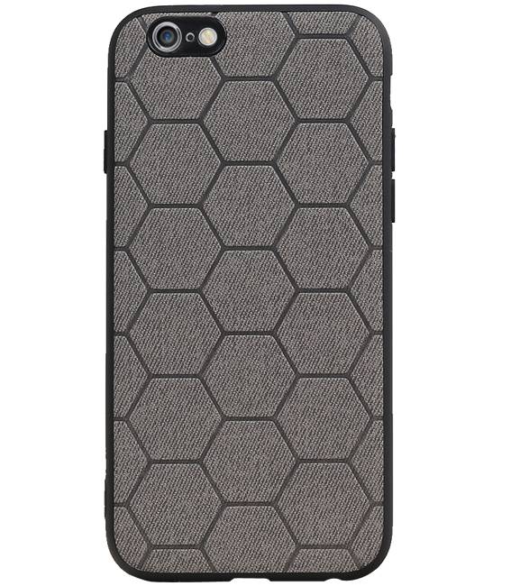 Étui rigide hexagonal pour iPhone 6 / 6s gris