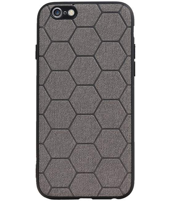 Hexagon Hard Case für iPhone 6 / 6s Grau