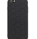 Étui rigide hexagonal pour iPhone 6 Plus / 6s Plus, noir