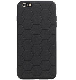 Étui rigide hexagonal pour iPhone 6 Plus / 6s Plus, noir