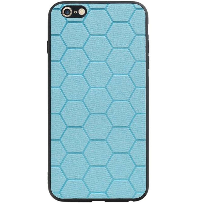 Estuche rígido hexagonal para iPhone 6 Plus / 6s Plus azul