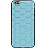 Étui rigide hexagonal pour iPhone 6 Plus / 6s Plus bleu