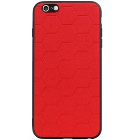 Étui rigide hexagonal pour iPhone 6 Plus / 6s Plus rouge