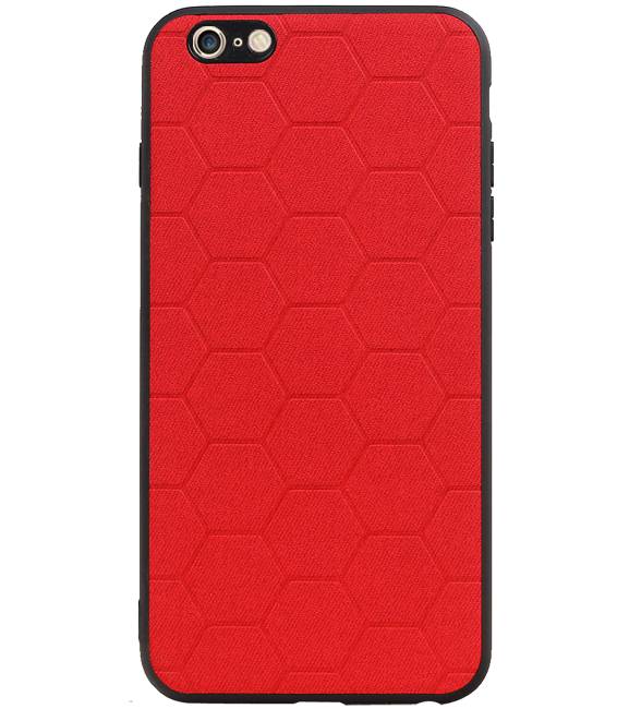 Hexagon Hard Case for iPhone 6 Plus / 6s Plus Red