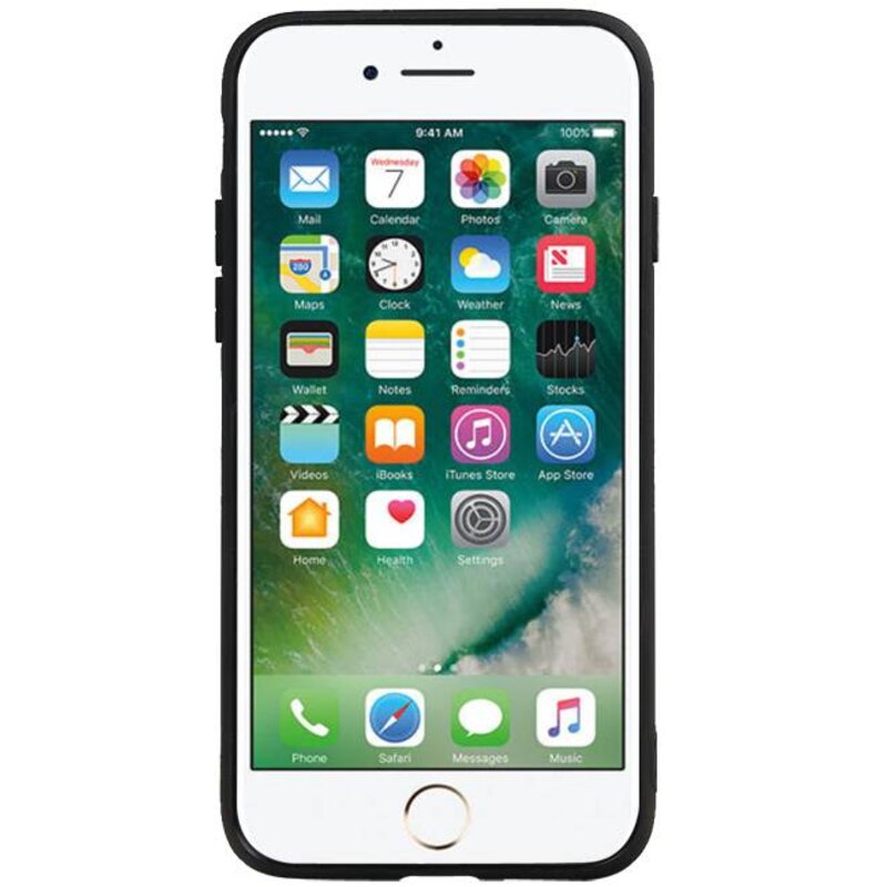 Estuche rígido hexagonal para iPhone 8 / iPhone 7 marrón