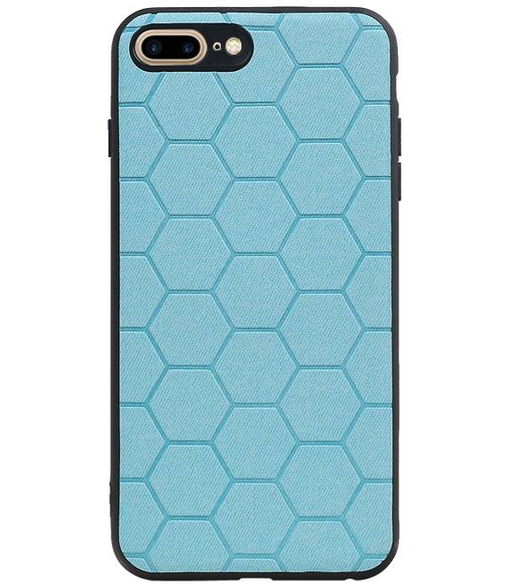 Hexagon Hard Case for iPhone 8 Plus / iPhone 7 Plus Blue