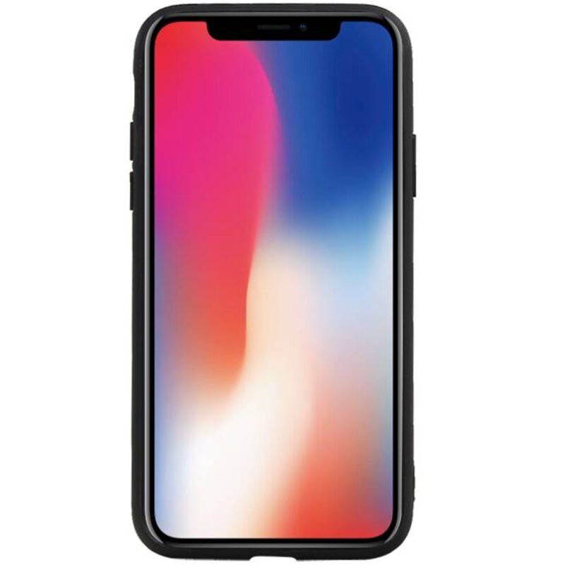 Étui rigide hexagonal pour iPhone X / iPhone XS bleu