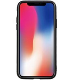 Estuche rígido hexagonal para iPhone X / iPhone XS marrón