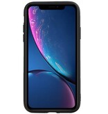 Estuche rígido hexagonal para iPhone XR Marrón