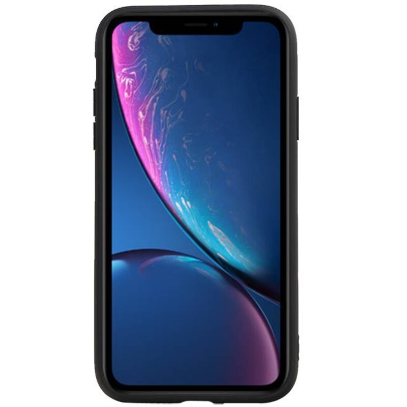 Hexagon Hard Case voor iPhone XR Bruin