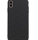 Hexagon Hard Case for iPhone XS Max Black