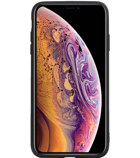 Étui rigide hexagonal pour iPhone XS Max rouge