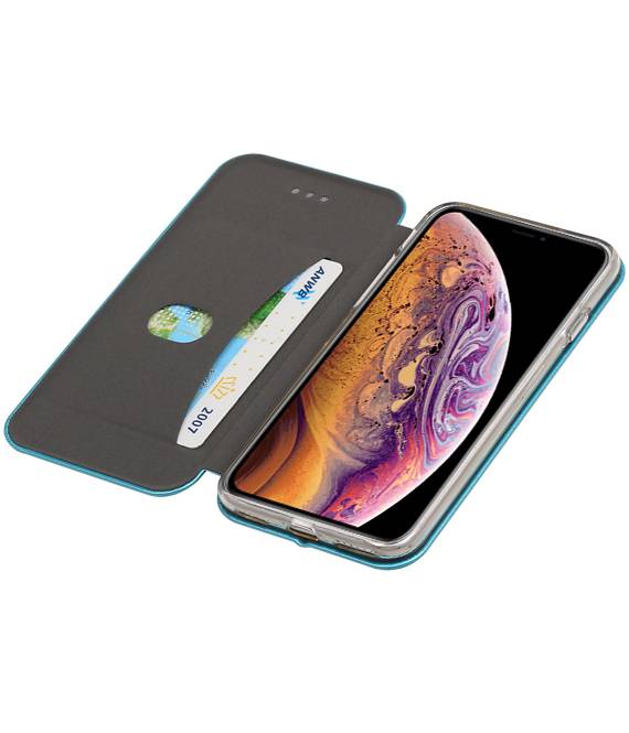 Etui Folio Slim pour iPhone XS Max Bleu