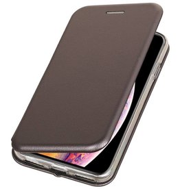 Etui Folio Slim pour iPhone XS Max Gris