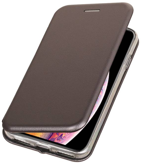 Etui Folio Slim pour iPhone XS Max Gris