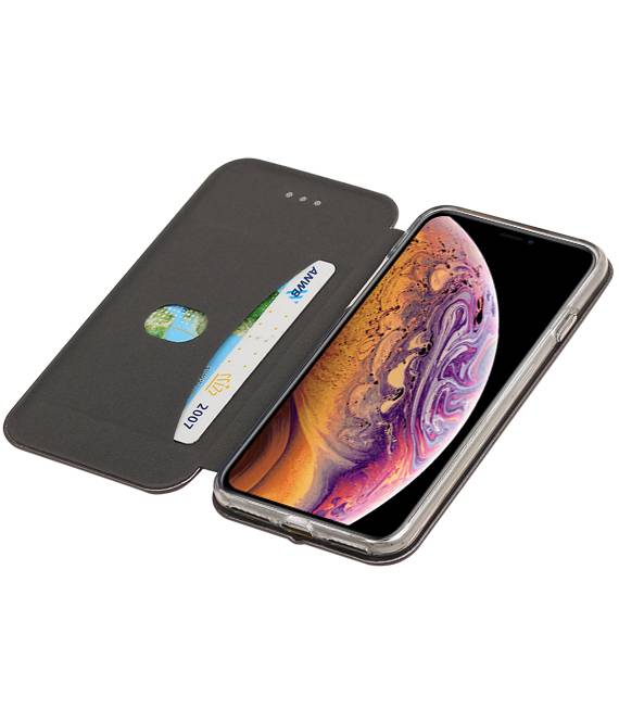 Etui Folio Slim pour iPhone XS Max Gris