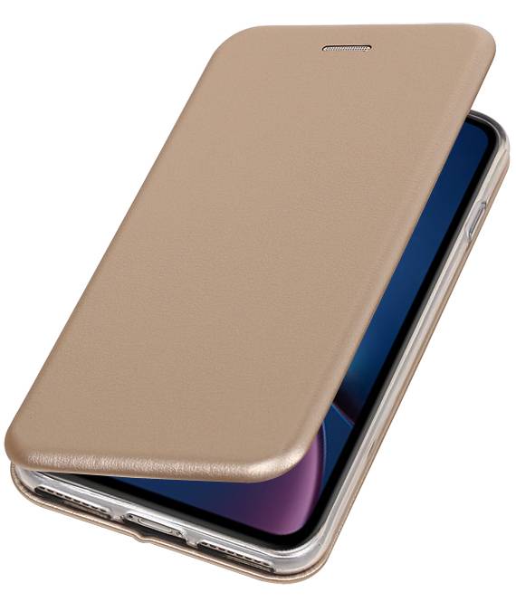Schlankes Folio-Case für iPhone XR Gold
