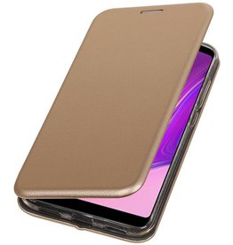 Custodia Folio sottile per Samsung Galaxy A9 2018 Gold