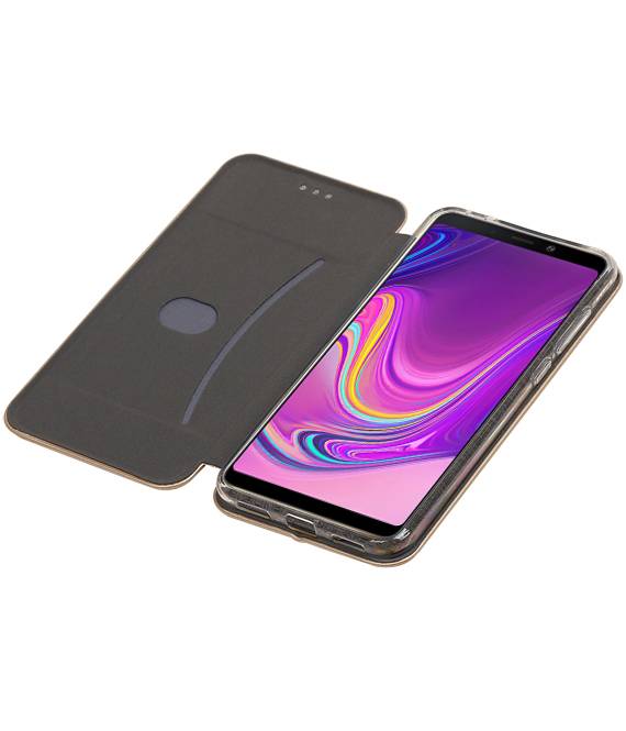 Etui Folio Slim pour Samsung Galaxy A9 2018 Gold