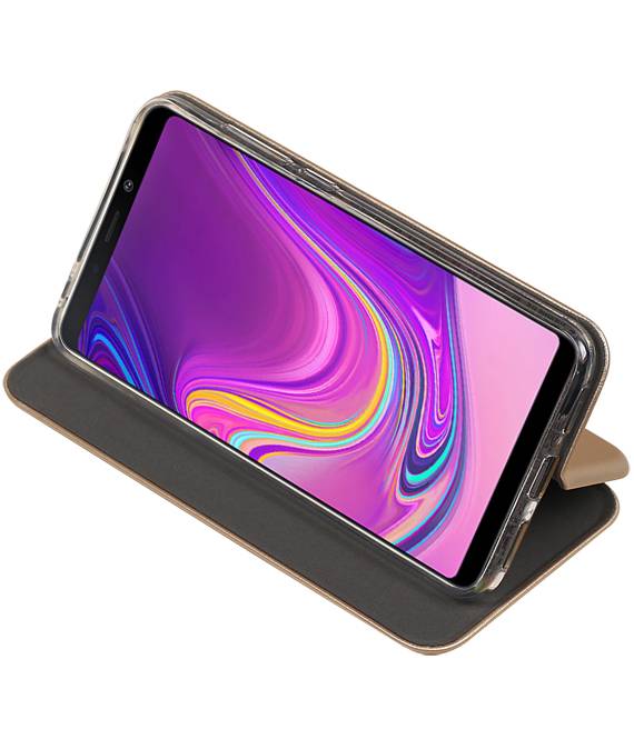 Etui Folio Slim pour Samsung Galaxy A9 2018 Gold