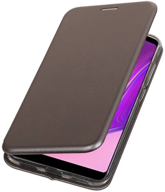 Schmales Folio-Case für Samsung Galaxy A9 2018 Grau