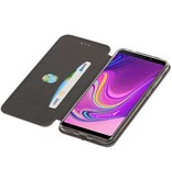 Etui Folio Slim pour Samsung Galaxy A9 2018 Gris