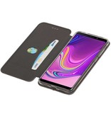 Schmales Folio-Case für Samsung Galaxy A9 2018 Grau