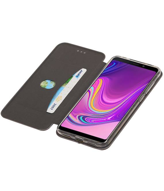 Custodia Folio sottile per Samsung Galaxy A9 2018 Grigio