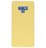 Farve TPU Taske til Samsung Galaxy Note 9 Gul