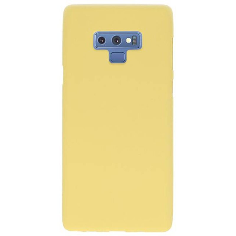 Farve TPU Taske til Samsung Galaxy Note 9 Gul