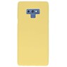 Coque TPU Couleur pour Samsung Galaxy Note 9 Jaune