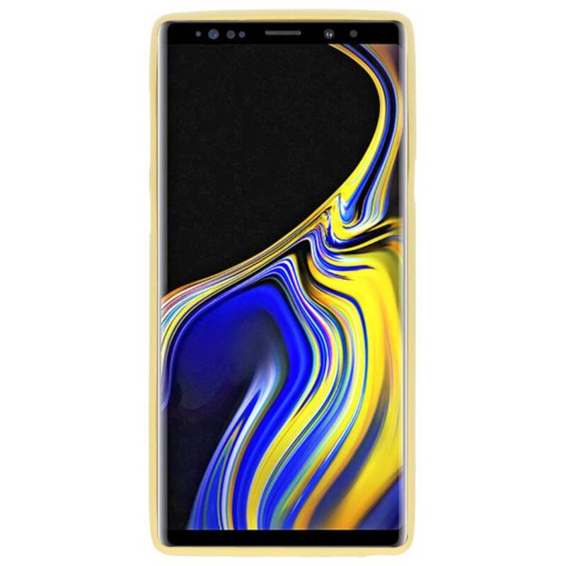 Farve TPU Taske til Samsung Galaxy Note 9 Gul