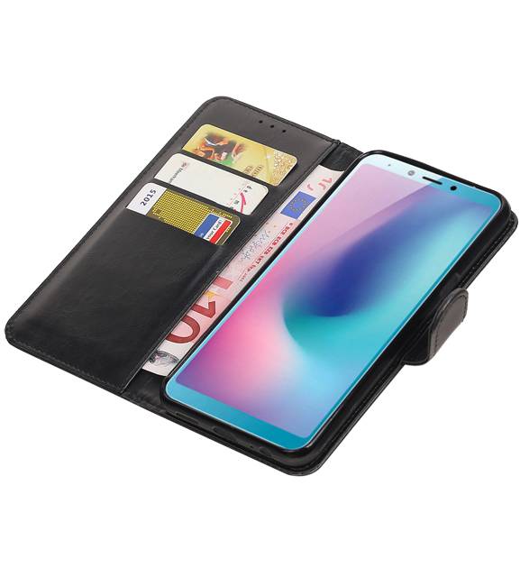 Pull Up Bookstyle für Samsung Galaxy A6s Black