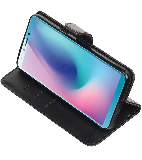 Pull Up Bookstyle for Samsung Galaxy A6s Black