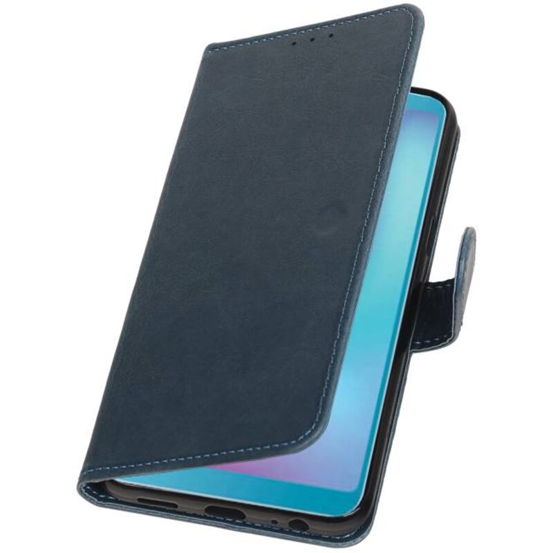 Pull Up Bookstyle for Samsung Galaxy A6s Blue