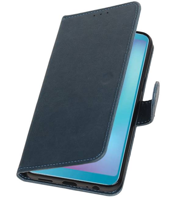 Pull Up Bookstyle für Samsung Galaxy A6s Blue