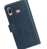 Pull Up Bookstyle pour Samsung Galaxy A6s Bleu